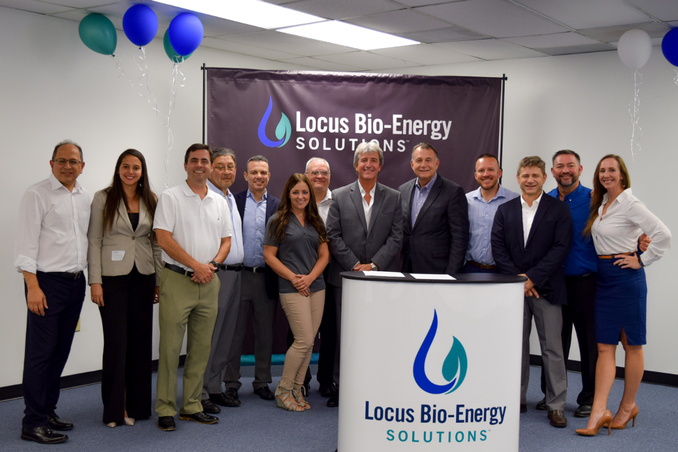 Locus Bio-Energy team at the Houston (Woodlands) Grand Opening
