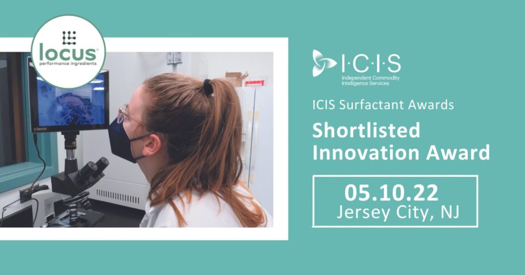 ICIS Shortlisted Locus PI for Innovation Award Finalist