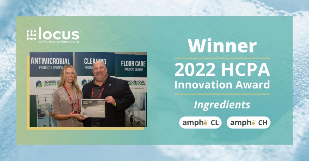 Locus Ingredients HCPA Innovation Award 2022