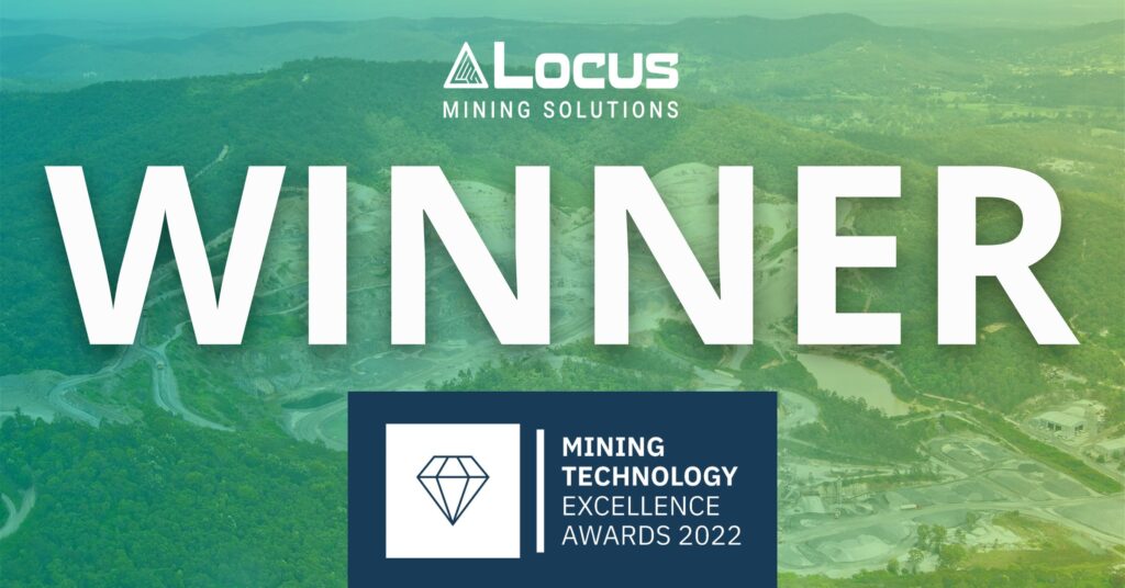 Locus Mining Technology Excellence Award Winner