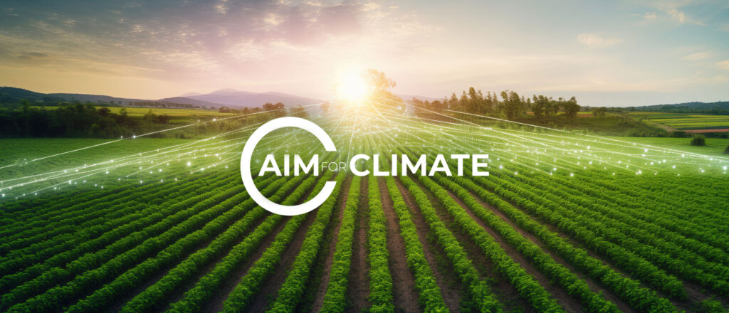 Locus AIM for Climate Innovation Sprint header image and logo